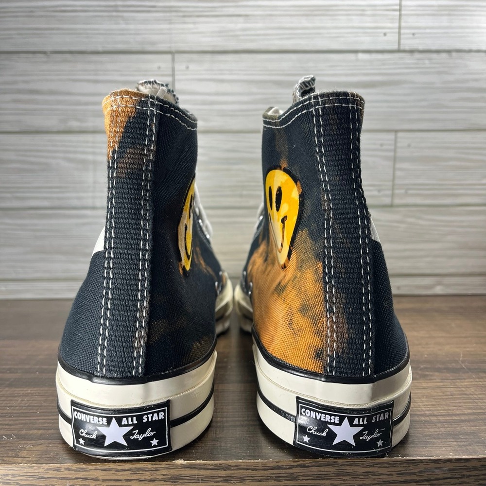 Nike Chuck 70 High Chinatown Market Bootleg Black Shoes - M 8.5 - W 10.5 - Picture 7 of 9